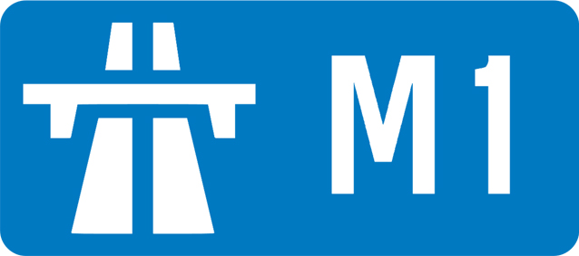 The M1 Motorway joins the South to the North of the Uk